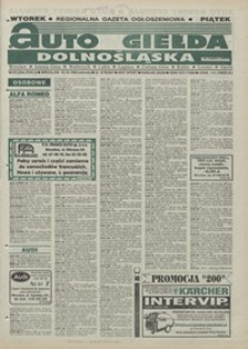 Auto Giełda Dolnośląska : pismo dla kupujących i sprzedających samochody, R. 4, 1995, nr 63 (204) [10.10]