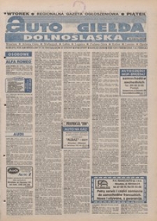 Auto Giełda Dolnośląska : pismo dla kupujących i sprzedających samochody, R. 4, 1995, nr 69 (210) [31.10]
