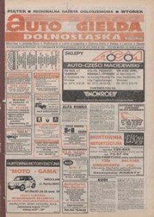 Auto Giełda Dolnośląska : pismo dla kupujących i sprzedających samochody, R. 4, 1995, nr 72 (213) [10.11]