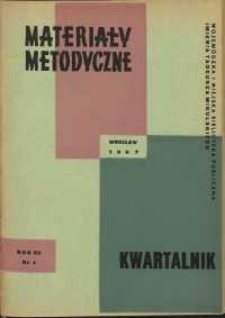 Materiały metodyczne : kwartalnik, R. XII, 1967, nr 4