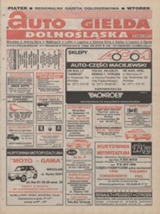 Auto Giełda Dolnośląska : pismo dla kupujących i sprzedających samochody, R. 4, 1995, nr 76 (217) [24.11]