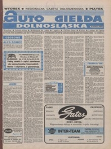 Auto Giełda Dolnośląska : pismo dla kupujących i sprzedających samochody, R. 4, 1995, nr 77 (218) [28.11]