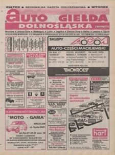 Auto Giełda Dolnośląska : pismo dla kupujących i sprzedających samochody, R. 4, 1995, nr 78 (219) [1.12]