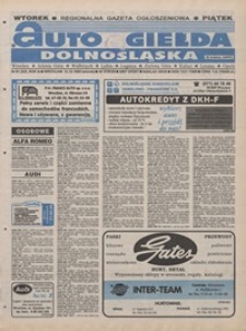 Auto Giełda Dolnośląska : pismo dla kupujących i sprzedających samochody, R. 4, 1995, nr 81 (222) [12.12]