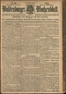 Waldenburger Wochenblatt, Jg. 53, 1907, nr 82
