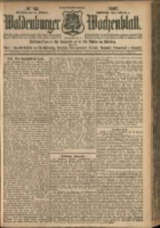 Waldenburger Wochenblatt, Jg. 53, 1907, nr 83