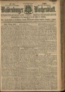 Waldenburger Wochenblatt, Jg. 53, 1907, nr 84