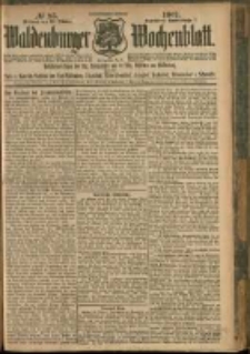 Waldenburger Wochenblatt, Jg. 53, 1907, nr 85