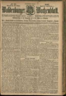 Waldenburger Wochenblatt, Jg. 53, 1907, nr 87