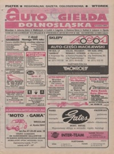 Auto Giełda Dolnośląska : pismo dla kupujących i sprzedających samochody, R. 4, 1995, nr 85/85 (227) [29.12]