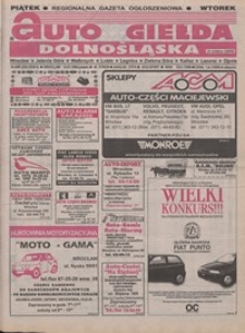 Auto Giełda Dolnośląska : pismo dla kupujących i sprzedających samochody, R. 5, 1996, nr 4 (230) [12.01]