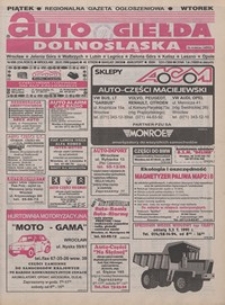 Auto Giełda Dolnośląska : pismo dla kupujących i sprzedających samochody, R. 5, 1996, nr 8 (234) [26.01]