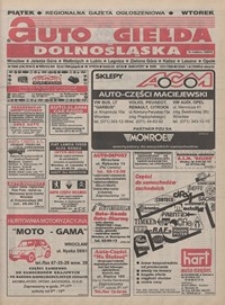 Auto Giełda Dolnośląska : pismo dla kupujących i sprzedających samochody, R. 5, 1996, nr 10 (236) [2.02]