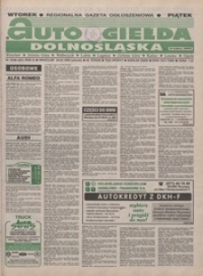Auto Giełda Dolnośląska : pismo dla kupujących i sprzedających samochody, R. 5, 1996, nr 15 (241) [20.02]