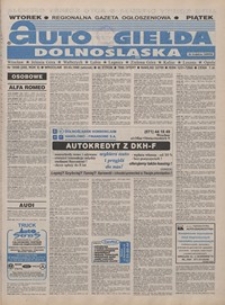 Auto Giełda Dolnośląska : pismo dla kupujących i sprzedających samochody, R. 5, 1996, nr 19 (245) [5.03]