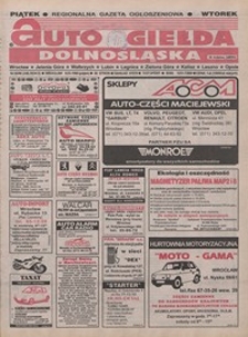 Auto Giełda Dolnośląska : pismo dla kupujących i sprzedających samochody, R. 5, 1996, nr 20 (246) [8.03]