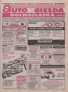 Auto Giełda Dolnośląska : pismo dla kupujących i sprzedających samochody, R. 5, 1996, nr 22 (248) [15.03]