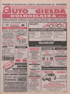 Auto Giełda Dolnośląska : pismo dla kupujących i sprzedających samochody, R. 5, 1996, nr 24 (250) [22.03]