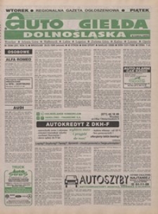 Auto Giełda Dolnośląska : pismo dla kupujących i sprzedających samochody, R. 5, 1996, nr 25 (251) [26.03]