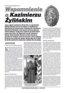 Wspomnienie o Kazimierzu Żylińskim