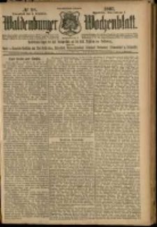 Waldenburger Wochenblatt, Jg. 53, 1907, nr 98