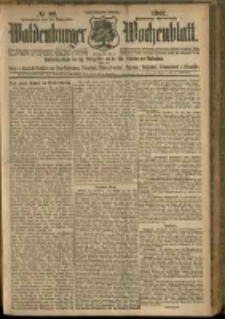 Waldenburger Wochenblatt, Jg. 53, 1907, nr 92