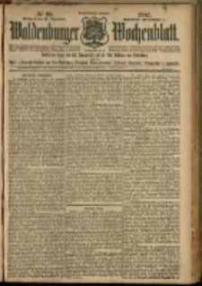Waldenburger Wochenblatt, Jg. 53, 1907, nr 99