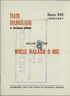 Wiele hałasu o nic - program [Dokument życia społecznego]