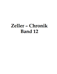 Zeller-Chronik. Bd. 12 [Dokument elektroniczny]