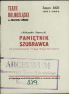 Pamiętnik szubrawca - program [Dokument życia społecznego]