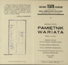 Pamiętnik wariata - program [Dokument życia społecznego]