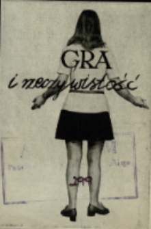 Gra i rzeczywistość - program [Dokument życia społecznego]