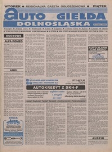 Auto Giełda Dolnośląska : pismo dla kupujących i sprzedających samochody, R. 5, 1996, nr 27 (253) [2.04]