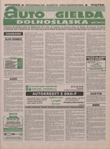 Auto Giełda Dolnośląska : pismo dla kupujących i sprzedających samochody, R. 5, 1996, nr 29 (255) [9.04]