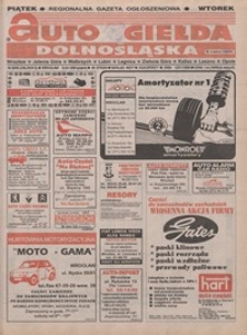 Auto Giełda Dolnośląska : pismo dla kupujących i sprzedających samochody, R. 5, 1996, nr 30 (256) [12.04]