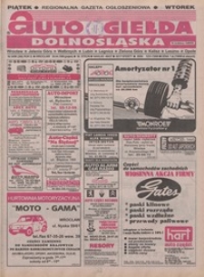 Auto Giełda Dolnośląska : pismo dla kupujących i sprzedających samochody, R. 5, 1996, nr 34 (260) [26.04]