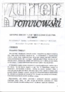 Kurier Kromnowski. Miesięcznik Sołectwa Kromn&oacute;w, 2016, nr 11 (136)