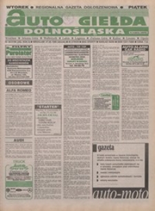 Auto Giełda Dolnośląska : pismo dla kupujących i sprzedających samochody, R. 5, 1996, nr 36/37 (262-263) [7.05]