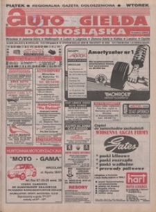Auto Giełda Dolnośląska : pismo dla kupujących i sprzedających samochody, R. 5, 1996, nr 39 (265) [14.05]