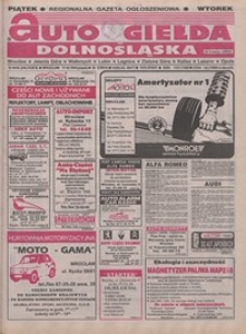 Auto Giełda Dolnośląska : pismo dla kupujących i sprzedających samochody, R. 5, 1996, nr 40 (266) [17.05]