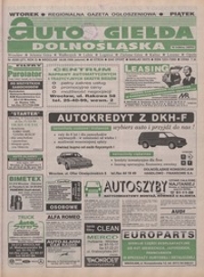 Auto Giełda Dolnośląska : pismo dla kupujących i sprzedających samochody, R. 5, 1996, nr 45 (271) [4.06]