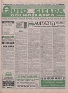 Auto Giełda Dolnośląska : pismo dla kupujących i sprzedających samochody, R. 5, 1996, nr 49 (275) [18.06]