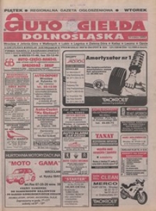 Auto Giełda Dolnośląska : pismo dla kupujących i sprzedających samochody, R. 5, 1996, nr 52 (278) [28.06]