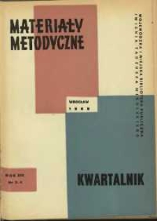 Materiały metodyczne : kwartalnik, R. XIII, 1968, nr 3-4