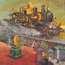 Szalona lokomotywa [Dokument ikonograficzny]