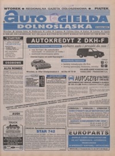 Auto Giełda Dolnośląska : pismo dla kupujących i sprzedających samochody, R. 5, 1996, nr 55 (281) [9.07]