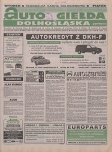 Auto Giełda Dolnośląska : pismo dla kupujących i sprzedających samochody, R. 5, 1996, nr 57 (283) [16.07]