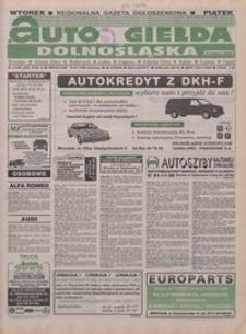 Auto Giełda Dolnośląska : pismo dla kupujących i sprzedających samochody, R. 5, 1996, nr 57 (283) [16.07]