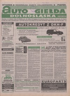 Auto Giełda Dolnośląska : pismo dla kupujących i sprzedających samochody, R. 5, 1996, nr 65 (291) [13.08]