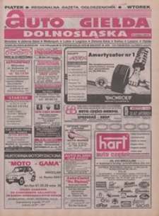Auto Giełda Dolnośląska : pismo dla kupujących i sprzedających samochody, R. 5, 1996, nr 66 (292) [16.08]
